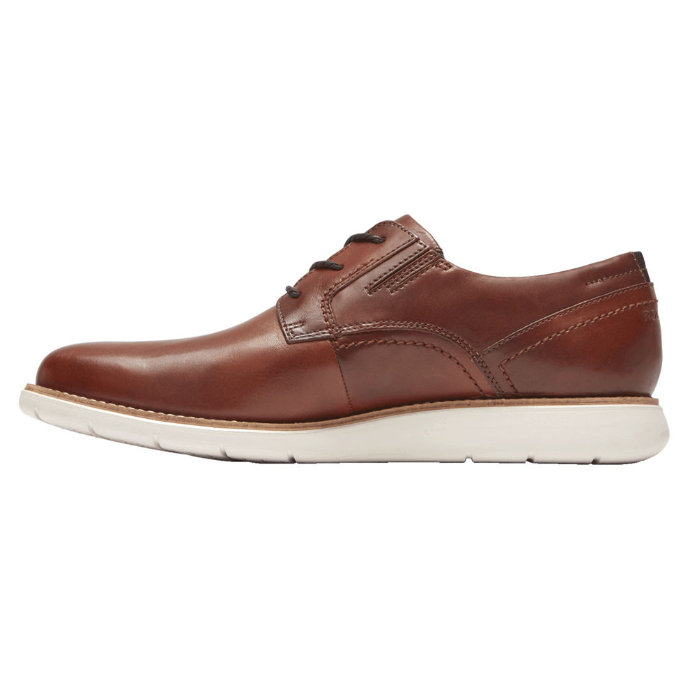 Rockport Singapore Mens Dress Shoes - Total Motion Sport Plain Toe Brown - QI1203658